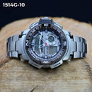 RELOJ JOEFOX DOBLE HORA PLATA/NEGRO HOMBRE 1514G-10 My Store - reloj mayorista Medellín