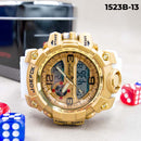 RELOJ JOEFOX DOBLEHORA DEPORTIVO F. DORADO HOMBRE 1523B-13 My Store - reloj mayorista Medellín