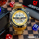 RELOJ JOEFOX METALICO DORADO HOMBRE 1808BG-1 My Store - reloj mayorista Medellín