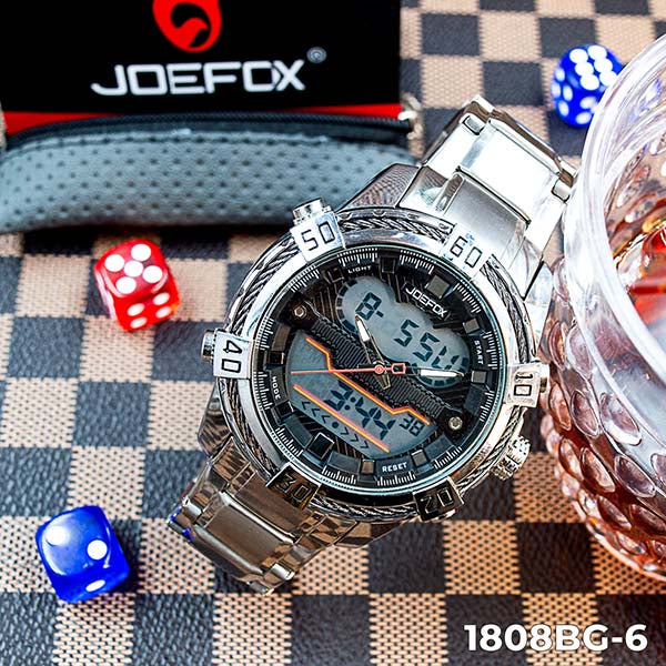 RELOJ JOEFOX ANA-DIG METALICO HOMBRE 1808BG-6 My Store