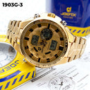RELOJ A JOEFOX ANA-DIG DORADO F.AMARILLO 1903G-3 My Store - reloj mayorista Medellín