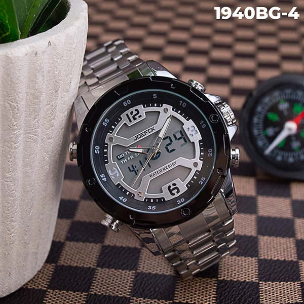 RELOJ JOEFOX METALICO PLATEADO HOMBRE 1940BG-4 My Store