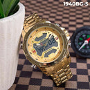 RELOJ JOEFOX METALICO DORADO HOMBRE 1940BG-5 My Store - reloj mayorista Medellín