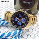 RELOJ JOEFOX DORADO/NEGRO DOBLE/HORA HOMBRE 1943G-4 My Store - reloj mayorista Medellín