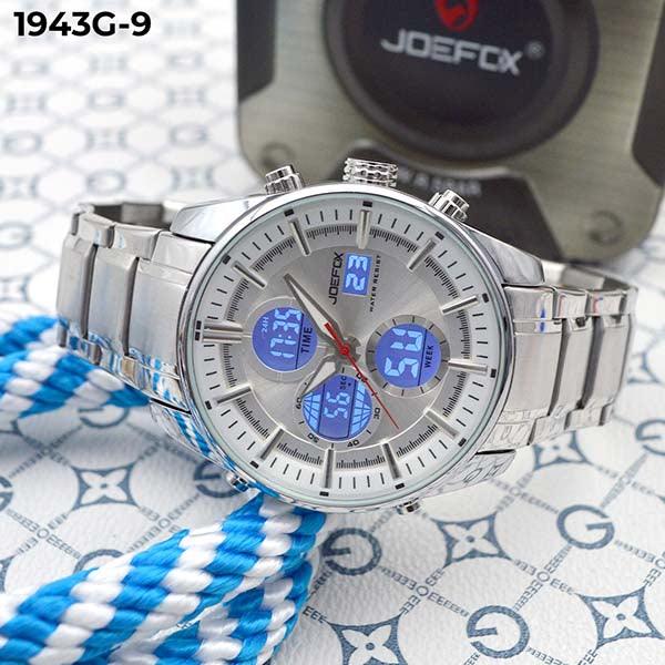 RELOJ JOEFOX PLATA DOBLE/HORA HOMBRE 1943G-9 My Store