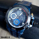 RELOJ JOEFOX ANA-DIG LUZ LED METÁLICO AZUL HOMBRE 1948G-3 My Store - reloj mayorista Medellín