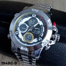 RELOJ JOEFOX ANA-DIG LUZ LED METÁLICO HOMBRE 1948G-9 My Store - reloj mayorista Medellín