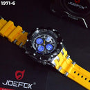 RELOJ JOEFOX TIPO INVICTA ANA-DIG DEPORTIVO AMARILLO HOMBRE 1971-6 My Store - reloj mayorista Medellín