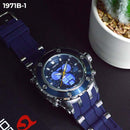 RELOJ JOEFOX TIPO INVICTA ANA-DIG DEPORTIVO AZUL HOMBRE 1971B-1 My Store - reloj mayorista Medellín