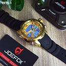 RELOJ JOEFOX NEGRO/DORADO/TABLERO DORADO DOBLE/HORA HOMBRE 1976-1 My Store - reloj mayorista Medellín