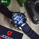 RELOJ JOEFOX NEGRO/PLATA/TABLERO NEGRO DOBLE/HORA HOMBRE 1976-5 My Store - reloj mayorista Medellín