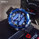 RELOJ JOEFOX NEGRO/AZUL DOBLE/HORA HOMBRE 1976G-1 My Store - reloj mayorista Medellín