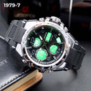 RELOJ JOEFOX NEGRO/PLATA ANA-DIG DEPORTIVO HOMBRE 1979-7 My Store - reloj mayorista Medellín