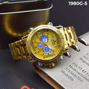 RELOJ JOEFOX PLATA/AZUL DOBLE/HORA HOMBRE 1980G-5 My Store - reloj mayorista Medellín