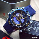 RELOJ JOEFOX TIPO INVICTA ANA-DIG DEPORTIVO AZUL HOMBRE 1989-1 My Store - reloj mayorista Medellín