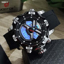 RELOJ JOEFOX TIPO INVICTA ANA-DIG DEPORTIVO NEGRO-PLATA HOMBRE 1989-7 My Store - reloj mayorista Medellín