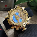 RELOJ JOEFOX TIPO INVICTA ANA-DIG DEPORTIVO NEGRO-DORADO HOMBRE 1989-8 My Store - reloj mayorista Medellín