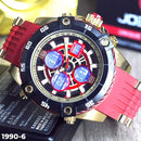 RELOJ JOEFOX TIPO INVICTA ANA-DIG DEPORTIVO ROJO HOMBRE 1990-6 My Store - reloj mayorista Medellín