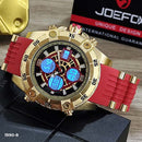 RELOJ JOEFOX TIPO INVICTA ANA-DIG DEPORTIVO ROJO-DORADO HOMBRE 1990-8 My Store - reloj mayorista Medellín