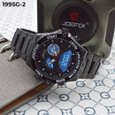 RELOJ JOEFOX NEGRO TABLERO NEGRO DOBLE/HORA HOMBRE 1995G-2 My Store - reloj mayorista Medellín