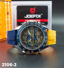 RELOJ JOEFOX ANA-DIG LUZ LED SILICONA HOMBRE 2106-2 My Store - reloj mayorista Medellín