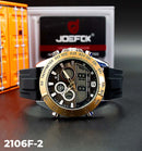 RELOJ JOEFOX ANA-DIG LUZ LED SILICONA HOMBRE 2106F-2 My Store - reloj mayorista Medellín