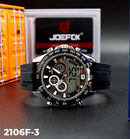 RELOJ JOEFOX ANA-DIG LUZ LED SILICONA HOMBRE 2106F-3 My Store - reloj mayorista Medellín