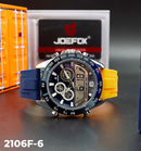 RELOJ JOEFOX ANA-DIG LUZ LED SILICONA HOMBRE 2106F-6 My Store - reloj mayorista Medellín