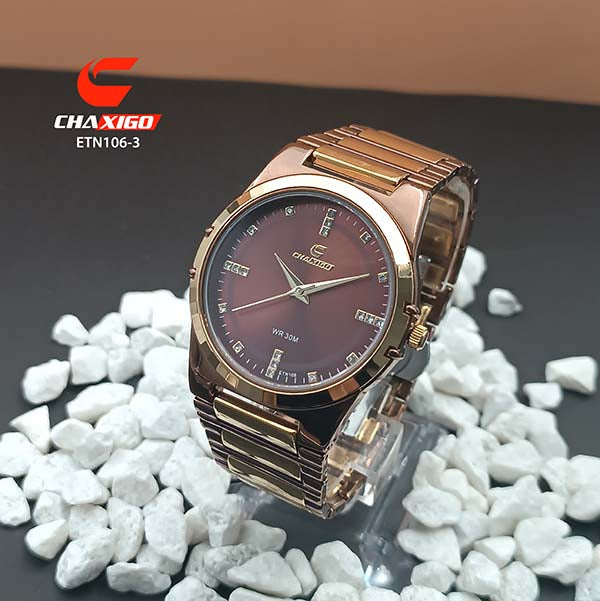 RELOJ CHAXIGO METALICO HOMBRE ETN106G-3 My Store