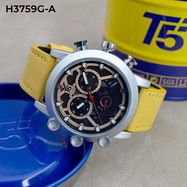 RELOJ T5 CUERO CRONÓGRAFO HOMBRE H3759G-A Kino Company