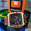 RELOJ T5 CRONÓGRAFO DEPORTIVO CUADRADO HOMBRE H3920G-I My Store - reloj mayorista Medellín