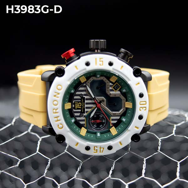 RELOJ T5 CRONOGRAFO DEPORTIVO HOMBRE H3983G-D My Store
