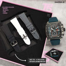 RELOJ T5 DEPORTIVO CRONÓGRAFO SET 4 PULSOS HOMBRE H4032G-E My Store - reloj mayorista Medellín