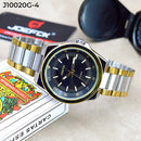 RELOJ JOEFOX PLATA/DORADO/NEGRO ANÁLOGO J10020G-4 My Store - reloj mayorista Medellín