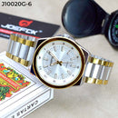 RELOJ JOEFOX PLATA/DORADO/BLANCO ANÁLOGO J10020G-6 My Store - reloj mayorista Medellín