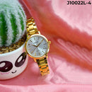 RELOJ JOEFOX DORADO/BLANCO ANÁLOGO J10022L-4 My Store - reloj mayorista Medellín