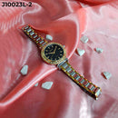 RELOJ JOEFOX PLATA/DORADO/NEGRO ANÁLOGO J10023L-2 My Store