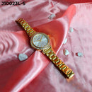 RELOJ JOEFOX DORADO/PLATA ANÁLOGO J10023L-6 My Store - reloj mayorista Medellín