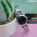 RELOJ JOEFOX PLATA/NEGRO ANÁLOGO METÁLICO J10025L-6 My Store - reloj mayorista Medellín