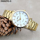 RELOJ JOEFOX DORADO/BLANCO ANÁLOGO J10027G-3 My Store - reloj mayorista Medellín