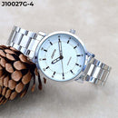 RELOJ JOEFOX PLATA/BLANCO ANÁLOGO J10027G-4 My Store - reloj mayorista Medellín