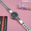 RELOJ JOEFOX PLATA/NEGRO ANÁLOGO METÁLICO J10029L-5 My Store - reloj mayorista Medellín