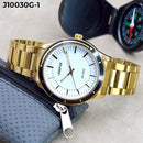 RELOJ JOEFOX DORADO/BLANCO ANÁLOGO J10030G-1 My Store - reloj mayorista Medellín