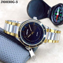 RELOJ JOEFOX PLATA/DORADO/NEGRO ANÁLOGO J10030G-3 My Store - reloj mayorista Medellín