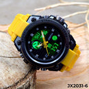 RELOJ AMARILLO/NEGRO JOEFOX ANA-DIG DEPORTIVO HOMBRE 2031-6 - reloj mayorista Medellín