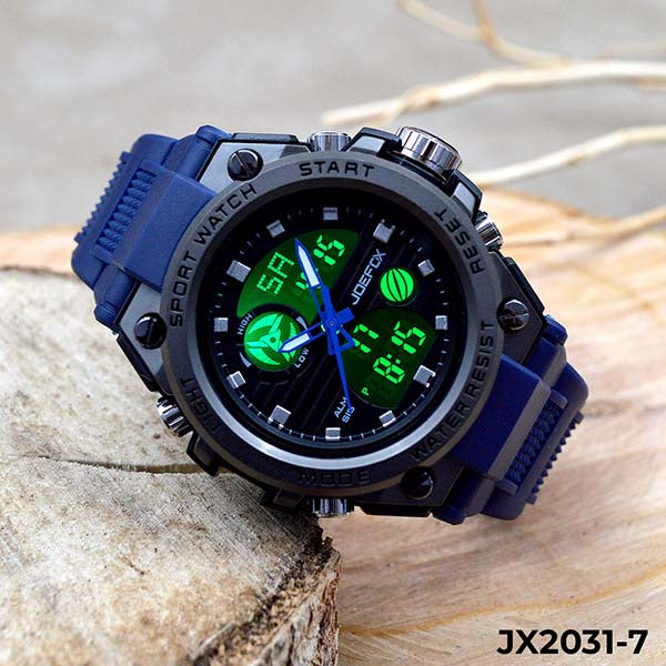 RELOJ AZUL/NEGRO JOEFOX ANA-DIG DEPORTIVO HOMBRE 2031-7