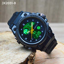 RELOJ NEGRO PUNTERO AMARILLO JOEFOX ANA-DIG DEPORTIVO HOMBRE 2031-8 - reloj mayorista Medellín