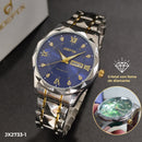 RELOJ JOEFOX JX2733-2 DOBLE CALENDARIO CRISTAL DIAMANTE HOMBRE - reloj mayorista Medellín