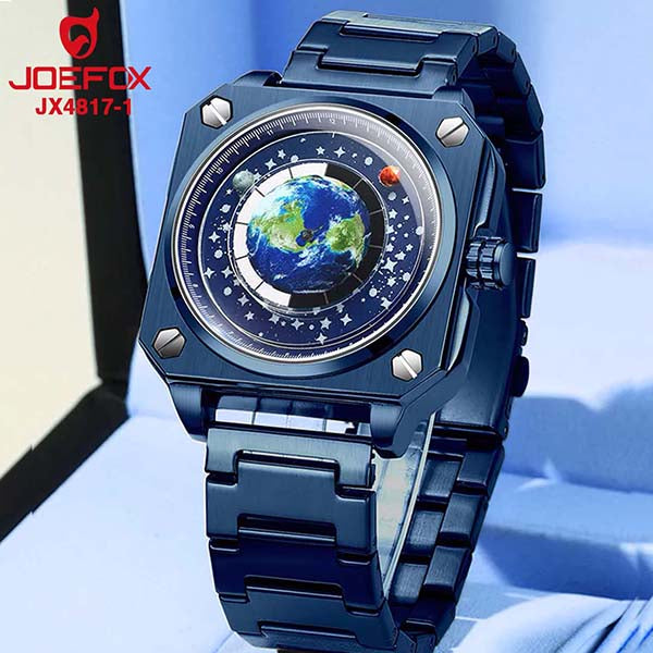 RELOJ JOEFOX CAJA METALICA PULSO METALICO EN ESTUCHE JX4817-1 My Store