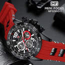 RELOJ MINI FOCUS CRONOGRAFO NEGRO/ROJO HOMBRE MF0290G-1 My Store - reloj mayorista Medellín